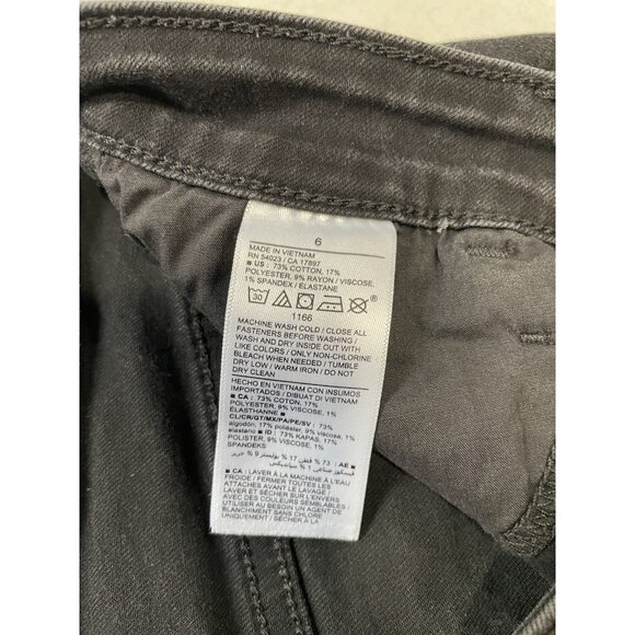 Old Navy Rockstar Super Skinny Jeans Womens 6 Black Jegging High Rise Stretch - Picture 7 of 7